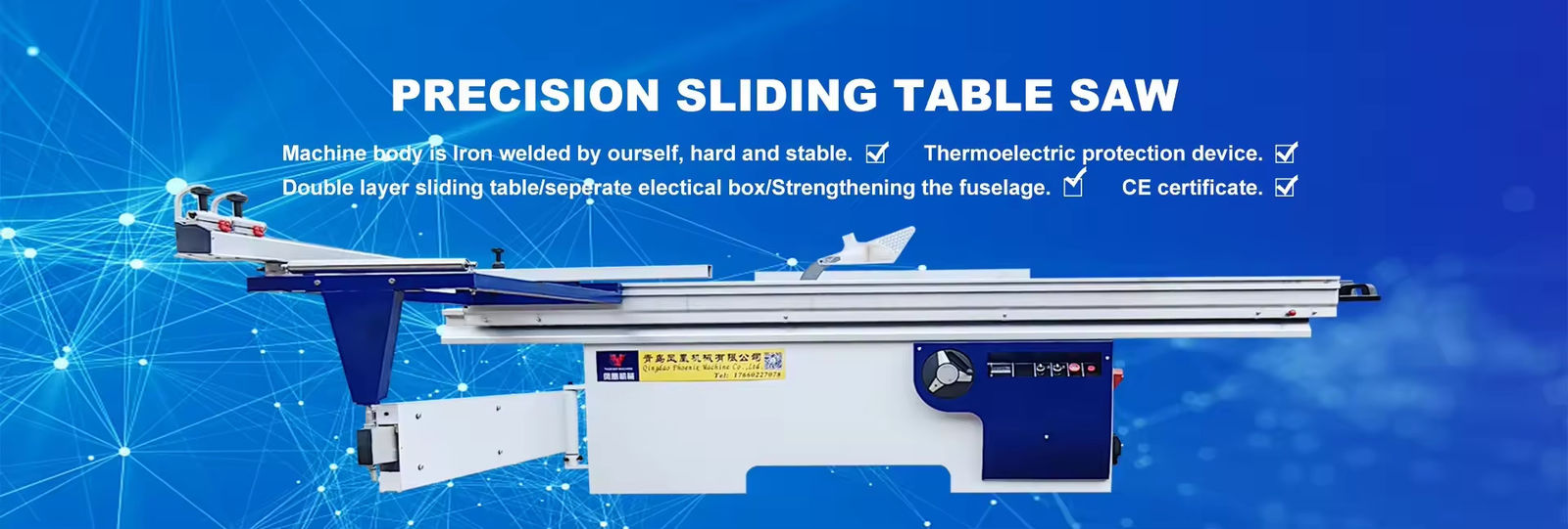 Sliding Table Saw Machine
