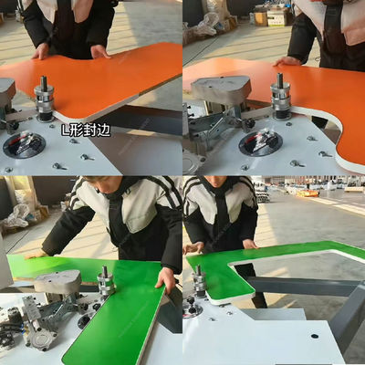10.8m/min Panel Feed Speed Mini Folding Arm Edge Banding Machine for MDF PVC Panel