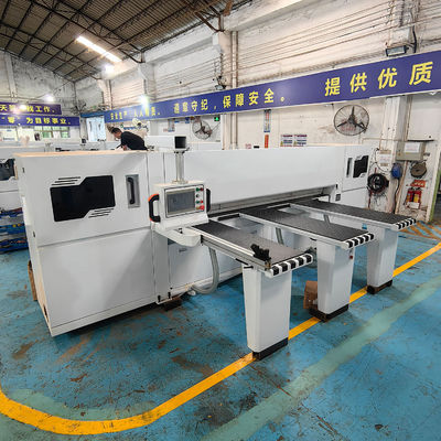 16.5kw Power Computerized CNC Automatic Wood Panel Cutting Beam Saw for Woodworking