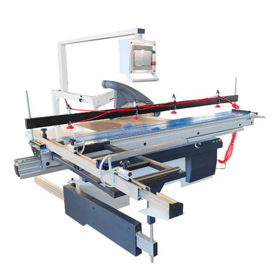 8000r/min Scoring Speed CNC-6132 Double Blade Sliding Table Saw for Construction Works