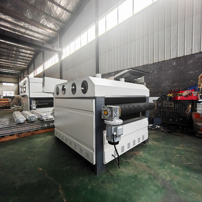 Four Roller Furniture Board Polishing Machine with 1600 KG Weight and Easy Operation