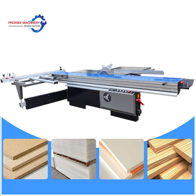 Electric Lifting Saw Table for 3200mm Max. Workpiece Length and 120mm Scoring Saw Blade