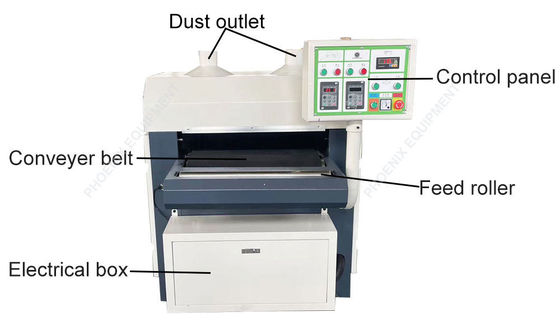 Fully Automatic Wood Tumbler Polishing Brush with Maximum Processing Width of 1000mm