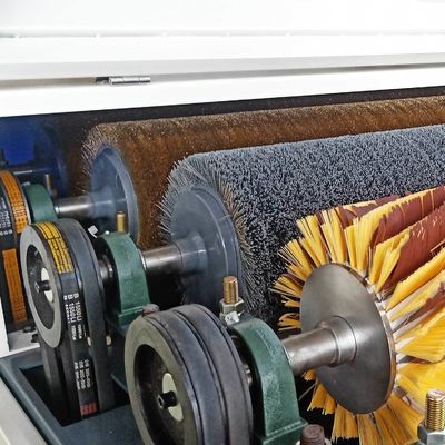 Fully Automatic Woodworking Wire Drawing Machine for Polishing Aluminum Plate Metal