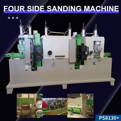 350mm Minimum Length Wooden Square Board Four Sided Polishing Machine for Automatic Grade