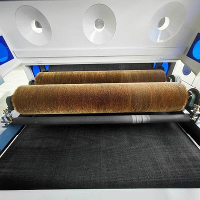 2100 KG Automatic Woodworking Floor Steel Wire Brush Sanding Wood Drawing Machine