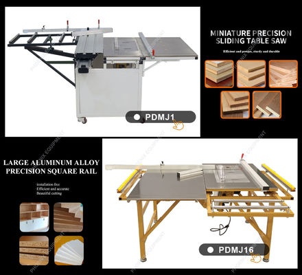 Max.Cutting Height at 45° of 65mm Woodworking Table with Automatic Sliding Panel Saw