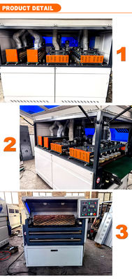 Woodworking Machinery Wide Belt Sanding Sander Machine with 3-10m/min Feeding Speed