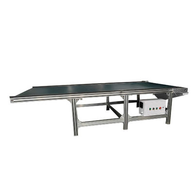 Design Automatic Feeding and Unloading CNC Router Machine with Conveyor Platform