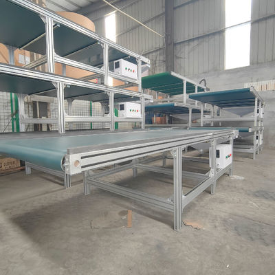 Design Automatic Feeding and Unloading CNC Router Machine with Conveyor Platform
