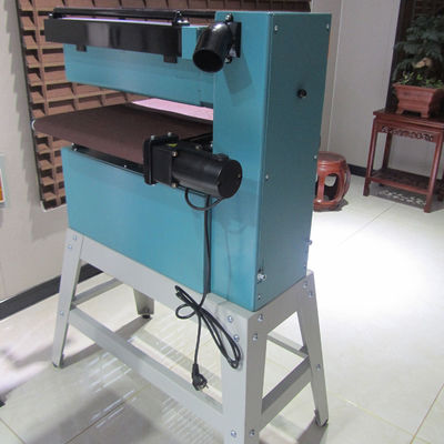 Industrial Home Woodworking Wide Belt Drum Sander Carpentry Machine with Cabinet 115 KG