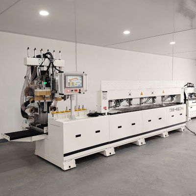 Automatic Thickness Measurement Wood Boring Machine CNC Drilling And Milling Center