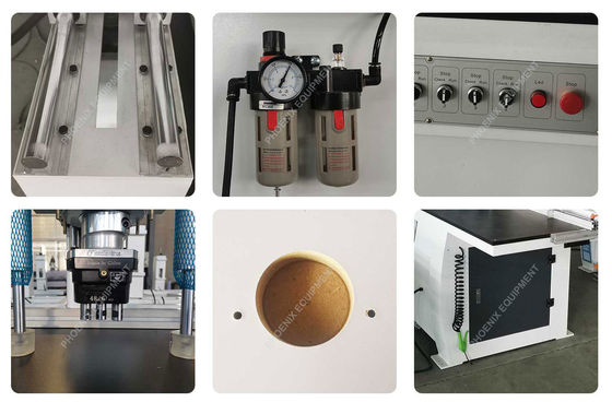 Three Line Number Air Pressure 0.6-0.8Mpa Hinge Boring Machine for Woodworking Cabinet