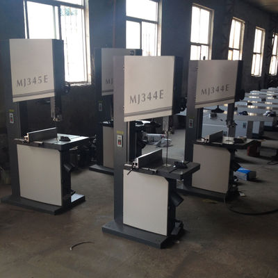 280 KG Weight VERTICALLY Style Manual Vertical Bandsaw MJ345E Can Tilt 0-45 Degrees