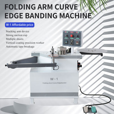 Wood MDF Automatic Curve Edge Banding Machine 700kg Easy to W-1 Edging Bander Machine