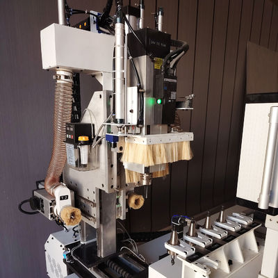 Three Axes Association CNC Door Lock Machine for Drilling and Slotting of Wooden Doors Windows