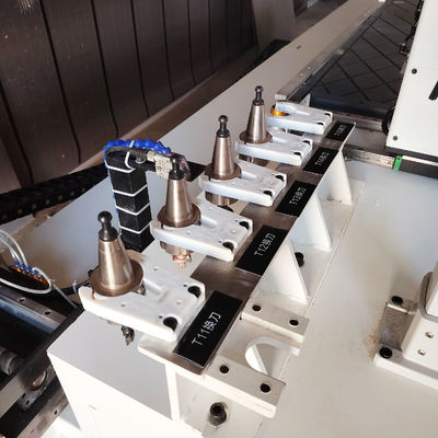 Three Axes Association CNC Door Lock Machine for Drilling and Slotting of Wooden Doors Windows