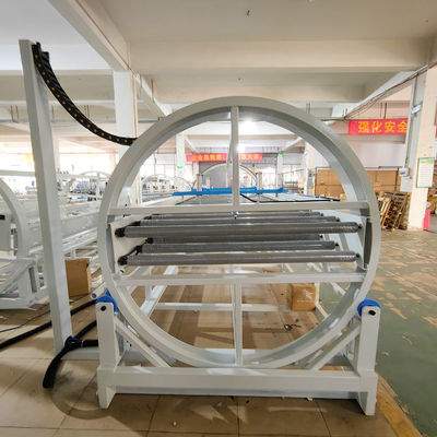 180 Degree Steering Turnover Machine For High Productivity Wooden Door Production Line