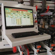 Advanced Multi Row Line Wood CNC Drilling Machine for 8 50mm Processing Thickness