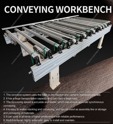 1300mm Width Fully Automatic Customized Stainless Steel Multi Roll Conveyor Line Assembly Line Conveyor