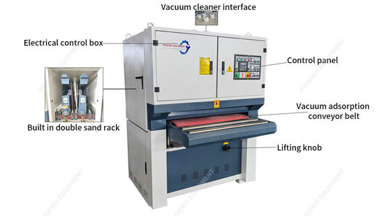 R-R1000 Heavy Duty Woodworking Vacuum Adsorption Sander with 1020*2000mm Sandbag Size