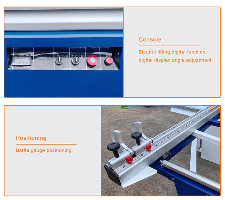 45/90 Degree Automatic Horizontal Wooden Furniture Plywood Sliding Table Panel Saw