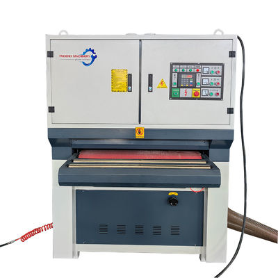 27.87kw R-R1000 Wide Belt Bench Sander for Wood Thickness Sanding and Dust Collection