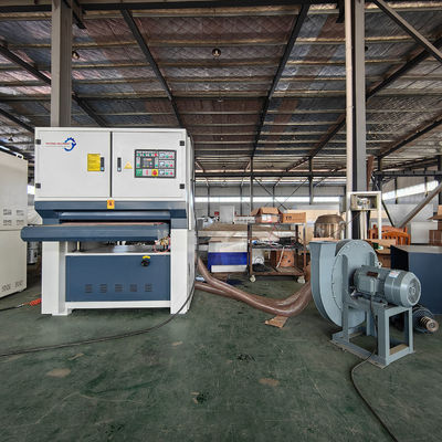 27.87kw R-R1000 Wide Belt Bench Sander for Wood Thickness Sanding and Dust Collection