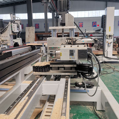 High Power CNC Door Lock and Hinge Boring Machine for Horizontal Door Manufacturing