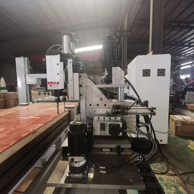 Fully automatic CNC locking machine for double head locking Door lock hinge
