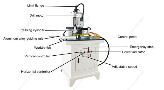Vertical Drilling Hinge Machine for Furniture Door Panel at Machinery Repair Shops