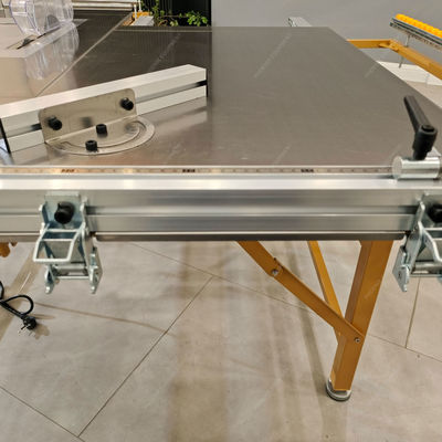 Woodworking Cutting Panel Saw with Portable Folding Table and Slide Sawing Technology