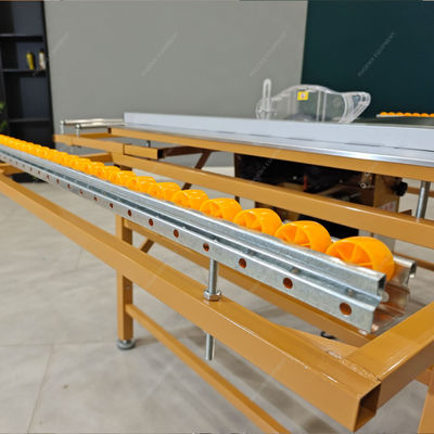 Woodworking Cutting Panel Saw with Portable Folding Table and Slide Sawing Technology