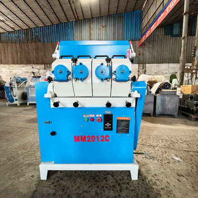 MM2012C Automatic Precision Four Belt Polishing Machine for Wood Round Rod Sanding