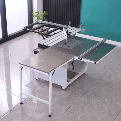 Precision Automatic Sliding Mitre Saw for Plywood Panels in Manufacturing Plants