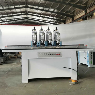 Four Head Elliptic Shape Hinge Jig Drilling Wood Panel Holes Puncher Milling Machine