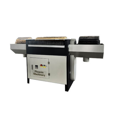 PM120A Small Three Rollers Brush Manual Wood Sanding Machine for Smooth Wood Surfaces