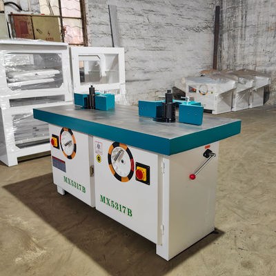 MX5317 Table Router Trimmer Double-Spindle Moulder Machine Vertical Woodworking Milling