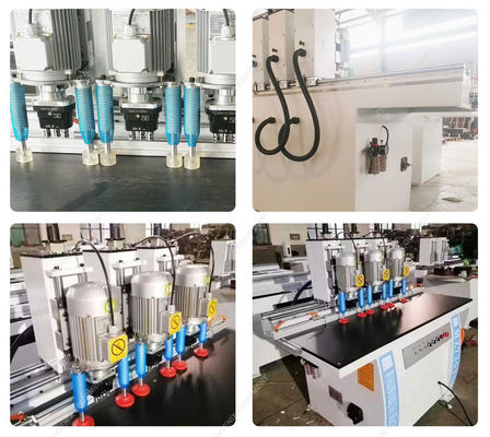 1.5kw*3 Aluminum Profile Hinge and Mini Boring Machine for Multi-Axis Deep Hole Drilling