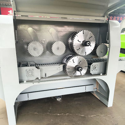 22KW*2 Power PYM200 Multi Blade Saw Mechanical Round Wood Integrated Machine Automatic Cutting Machine