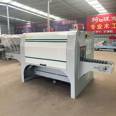 22KW*2 Power PYM200 Multi Blade Saw Mechanical Round Wood Integrated Machine Automatic Cutting Machine