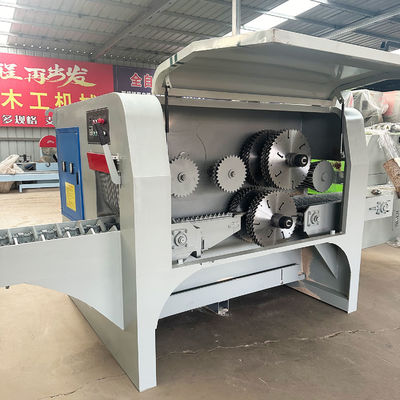 Max.Working Height 200mm PYM200 Automatic Multi Blade Saw for Heavy Duty Production