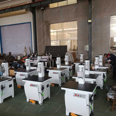 Mini Portable Bench Drilling Machine for Wood Door Lock Hole Hinge Boring CNC Single Heads