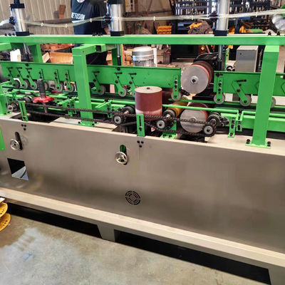 Woodworking Four Side Linear Sander Machine for Work Piece Surface Sanding Treatment