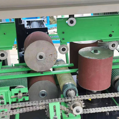 Fully Automatic Four-Sided Chamfering Sander Solid Wood Square Moving Sanding Machine