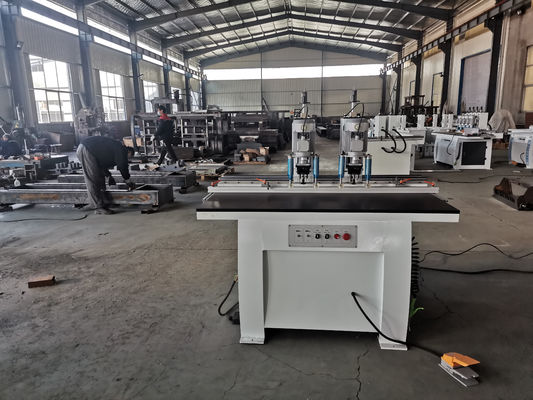 Max. Drilling Diameter 50mm Cabinet Double Two Heads Wooden Door Hinge Boring Machine