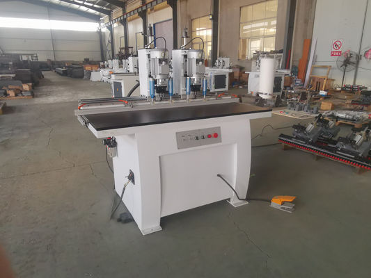 Max. Drilling Diameter 50mm Cabinet Double Two Heads Wooden Door Hinge Boring Machine