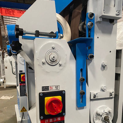 Wood Sanding Machine with 3kw Motor Power Double Band Round Rod Polishing and Smoothing