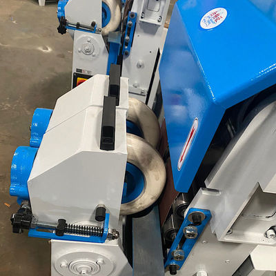 Wood Sanding Machine with 3kw Motor Power Double Band Round Rod Polishing and Smoothing