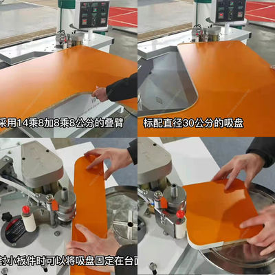 Full-automatic Auto Wood Board Edge Banding Machine with 10.8m/min Panel Feed Speed